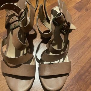 Crown Vintage Brown Leather Sandals